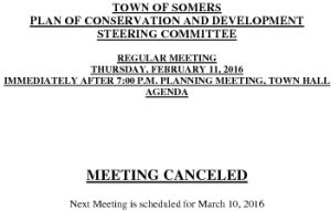 Icon of 20160211 POCD Agenda Meeting Canceled